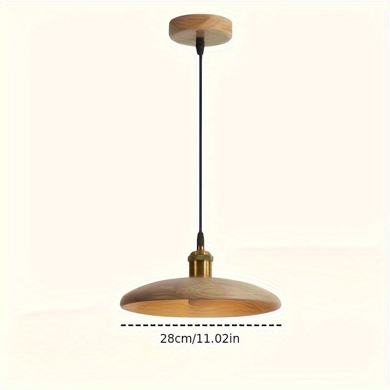 Nordic Solid Wood Pendant Light