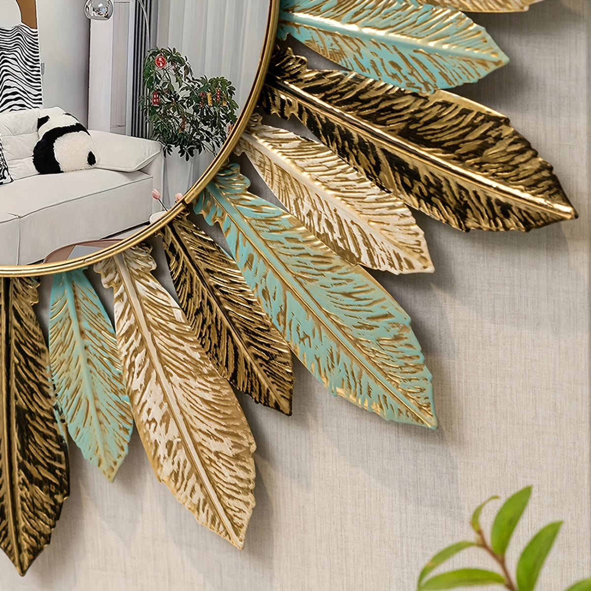Bohemian Sunburst Wall Mirror