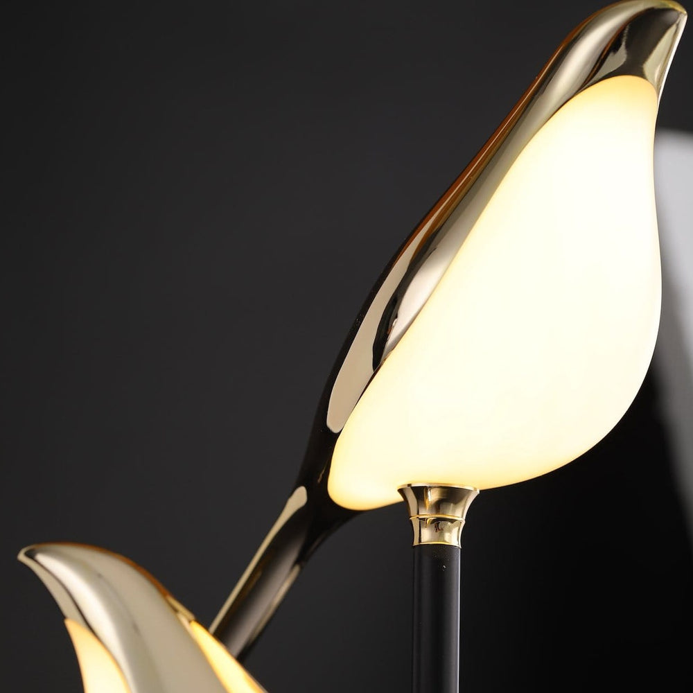 Golden Birdlight Wall Lamp