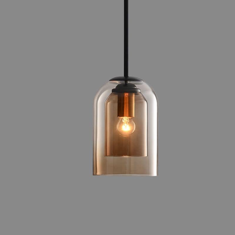 Mica Double Glass Pendant Lamp