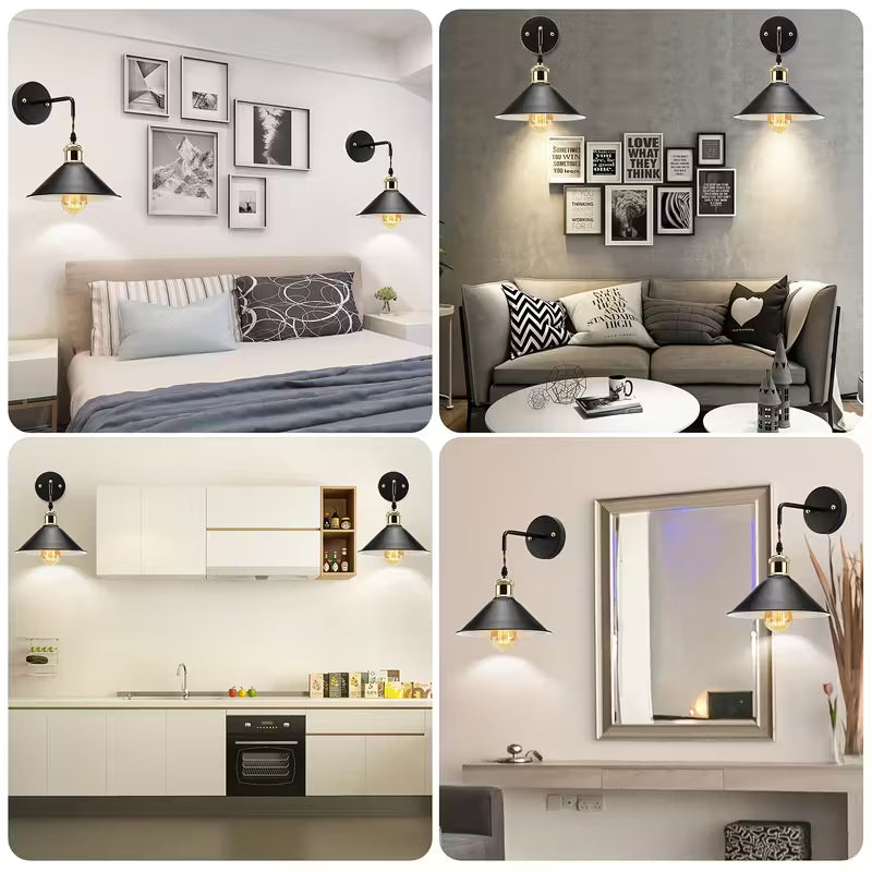 Oil-Rubbed Metal Wall Sconce