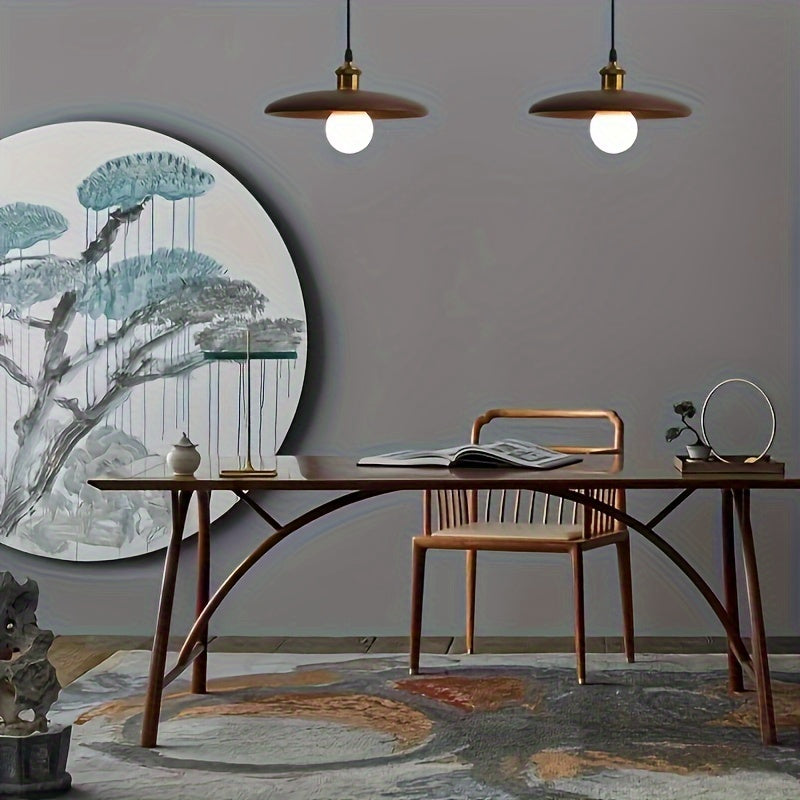 Nordic Solid Wood Pendant Light