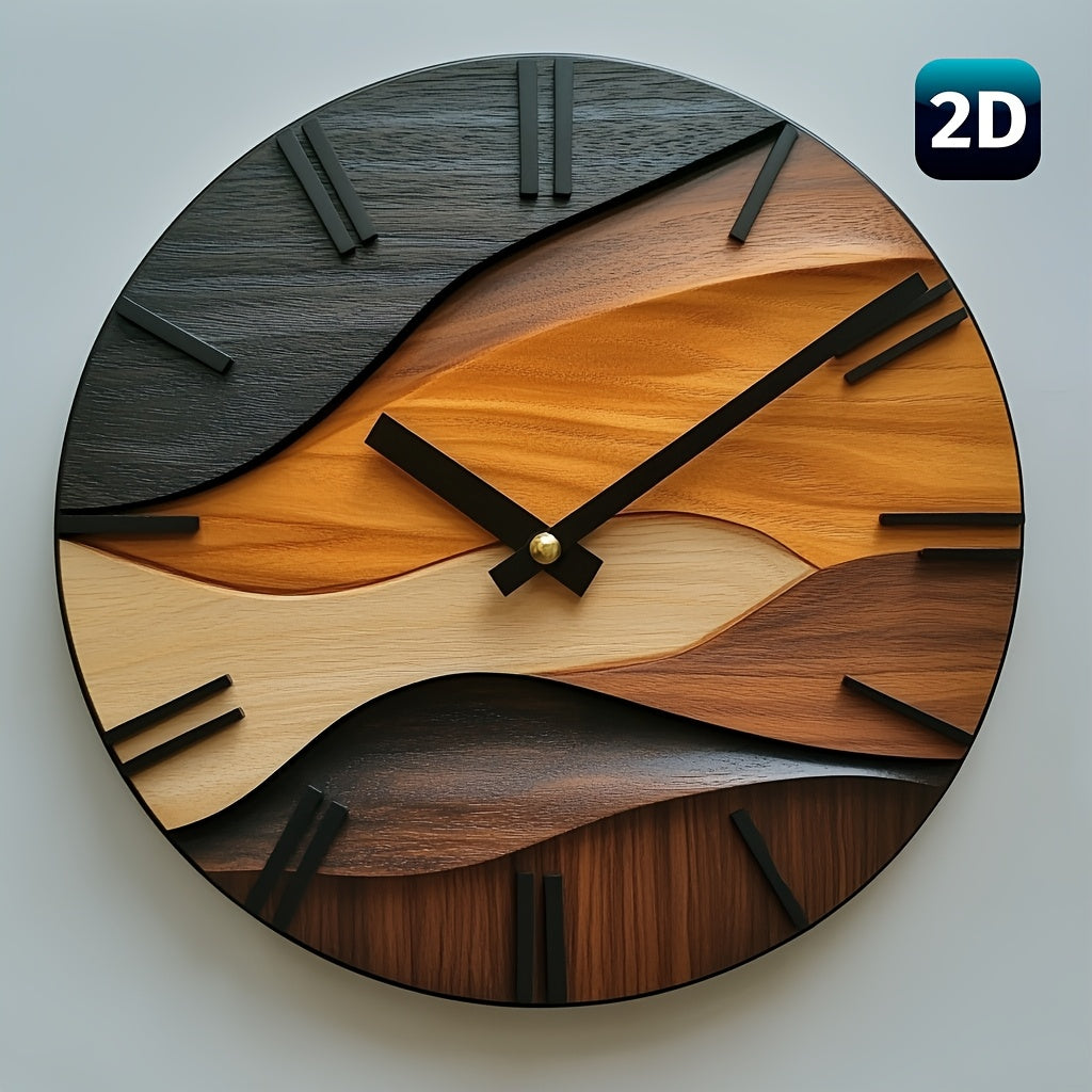 Artistic Round Wall Clock