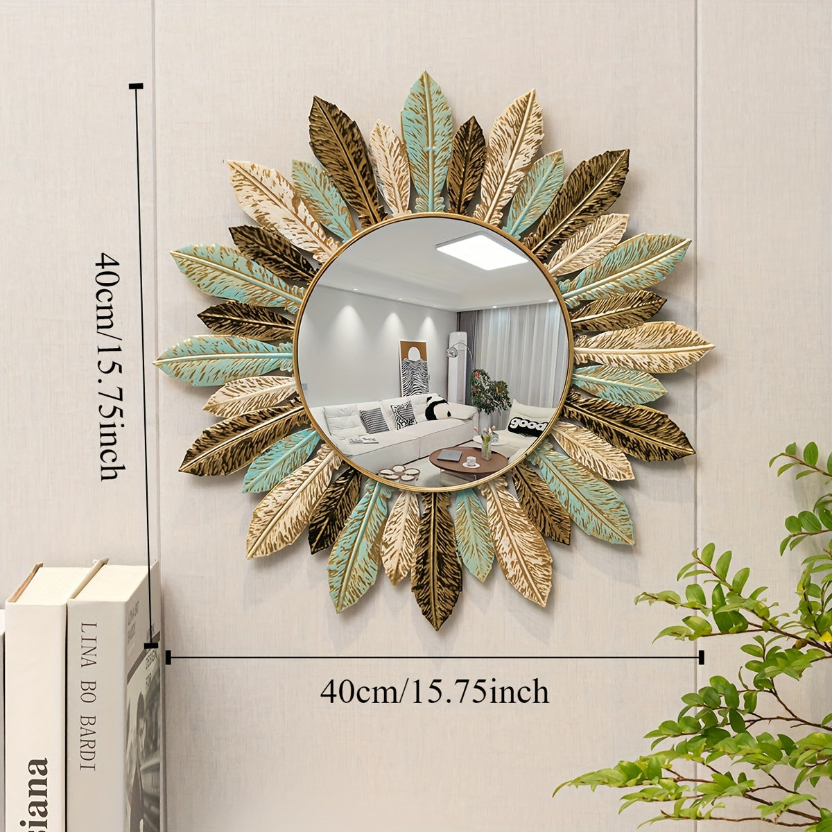 Bohemian Sunburst Wall Mirror