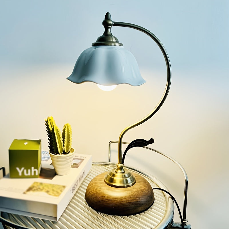 Vintage Goose Neck Table Lamp