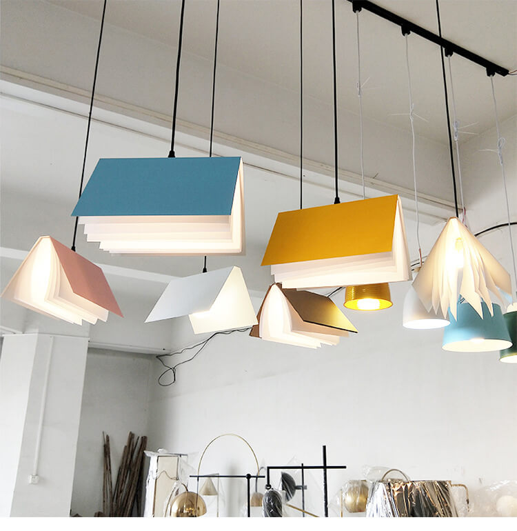 Flying Book Pendant Light
