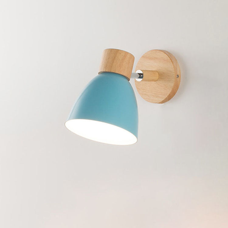 Macaron Wood Wall Sconce