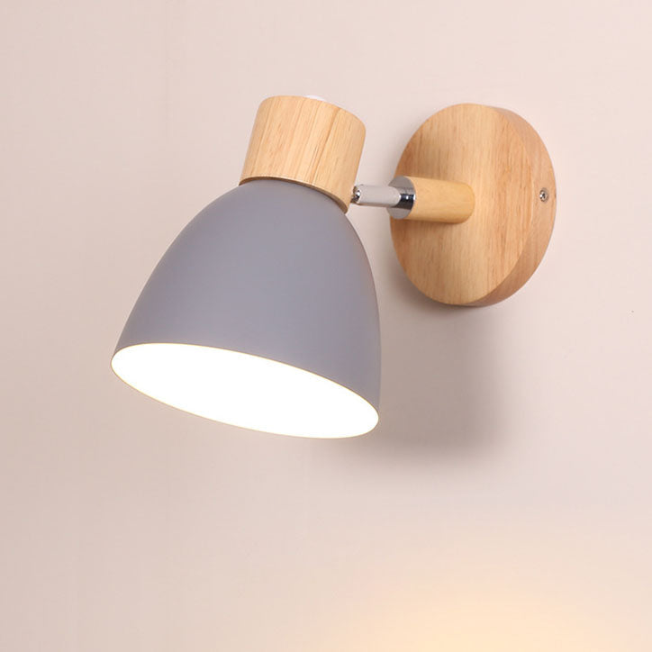 Macaron Wood Wall Sconce