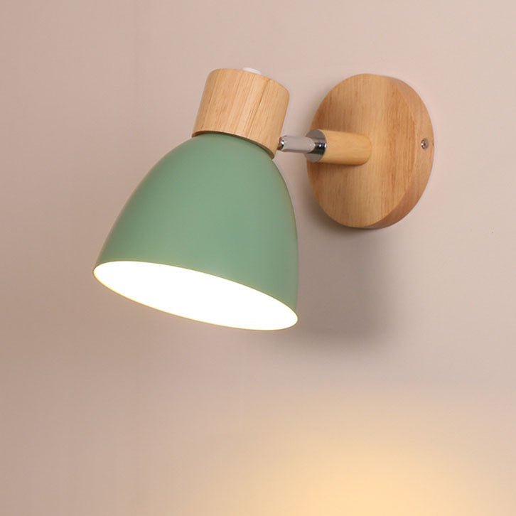 Macaron Wood Wall Sconce