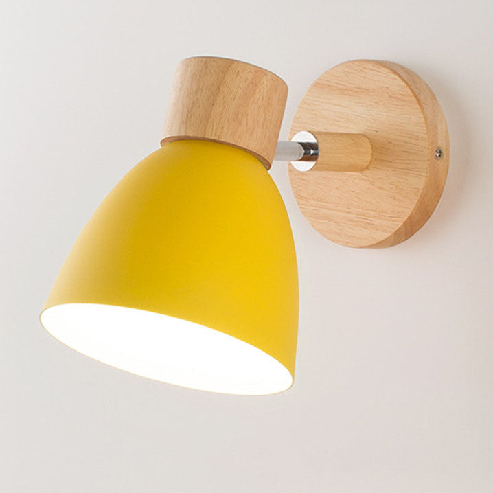 Macaron Wood Wall Sconce