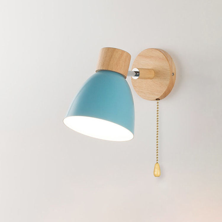 Macaron Wood Wall Sconce