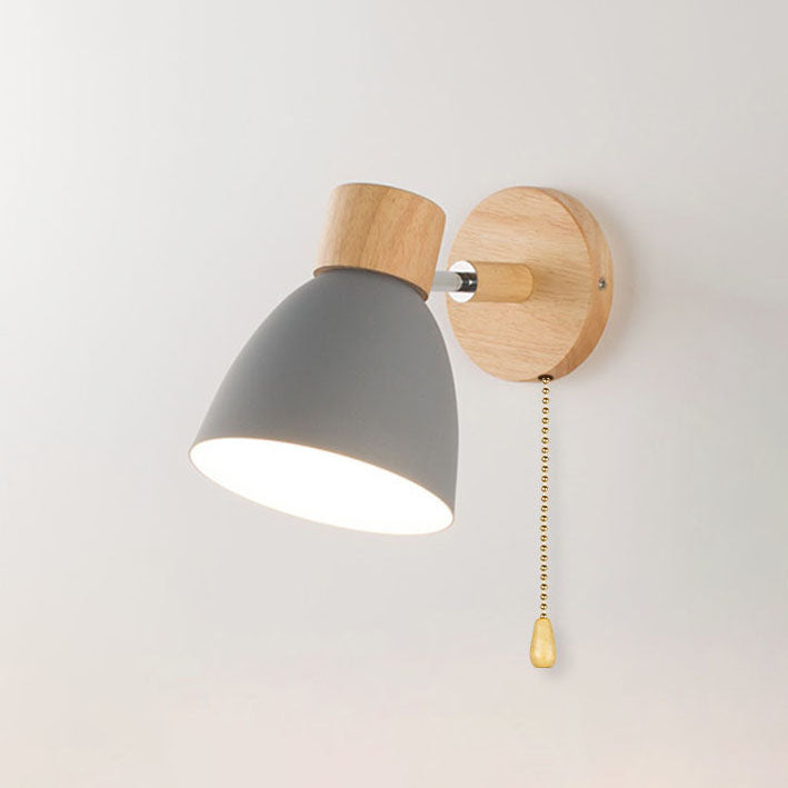 Macaron Wood Wall Sconce