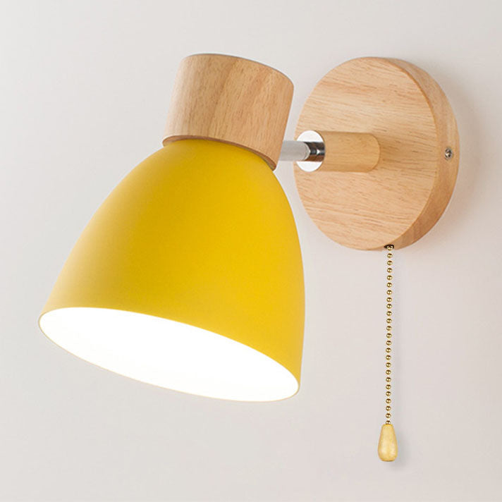 Macaron Wood Wall Sconce