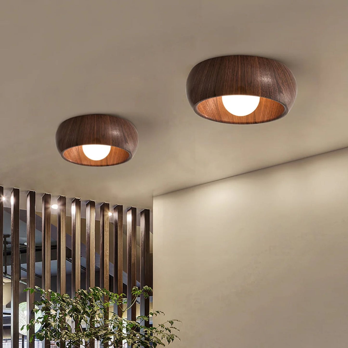 Albanora Wooden Ceiling Lamp