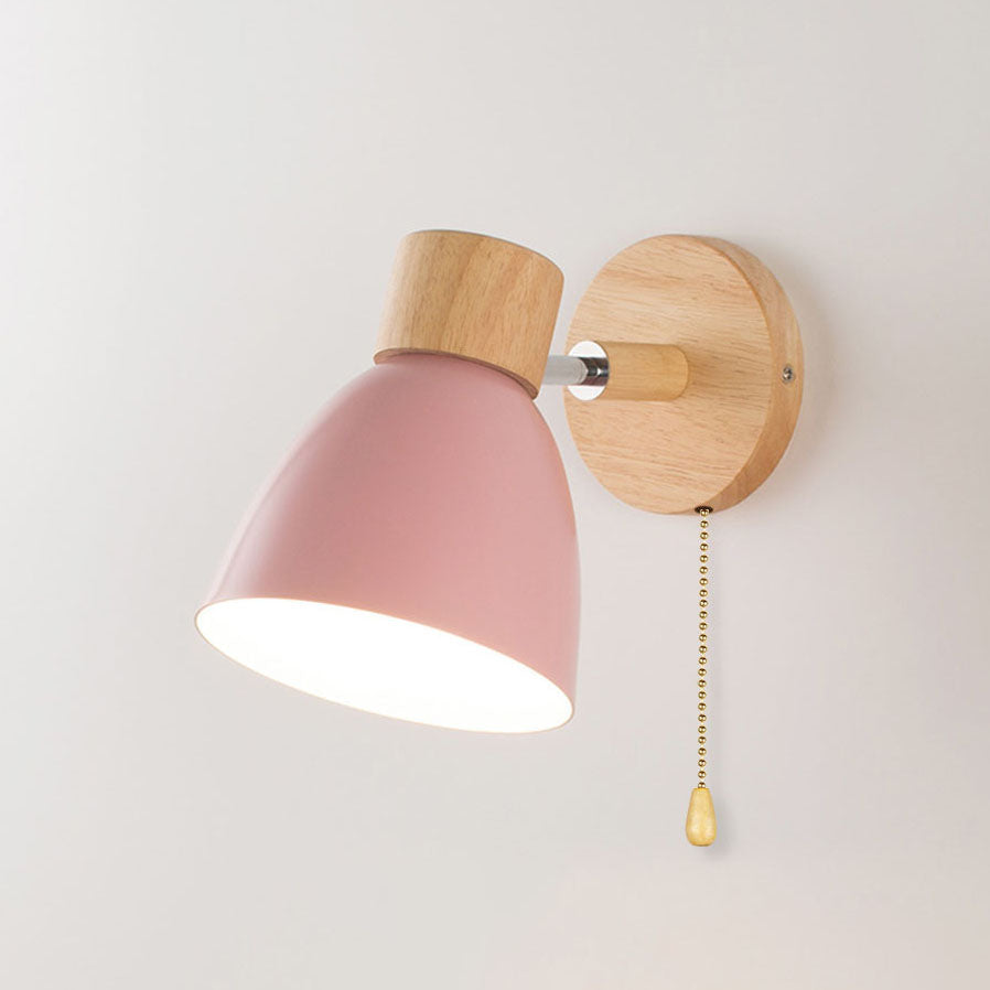 Macaron Wood Wall Sconce