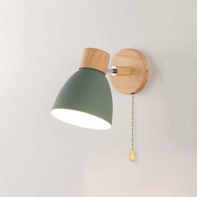 Macaron Wood Wall Sconce