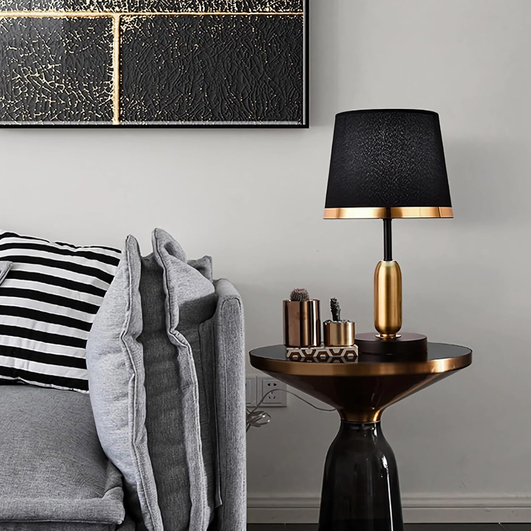 Black and Gold Table Lamp