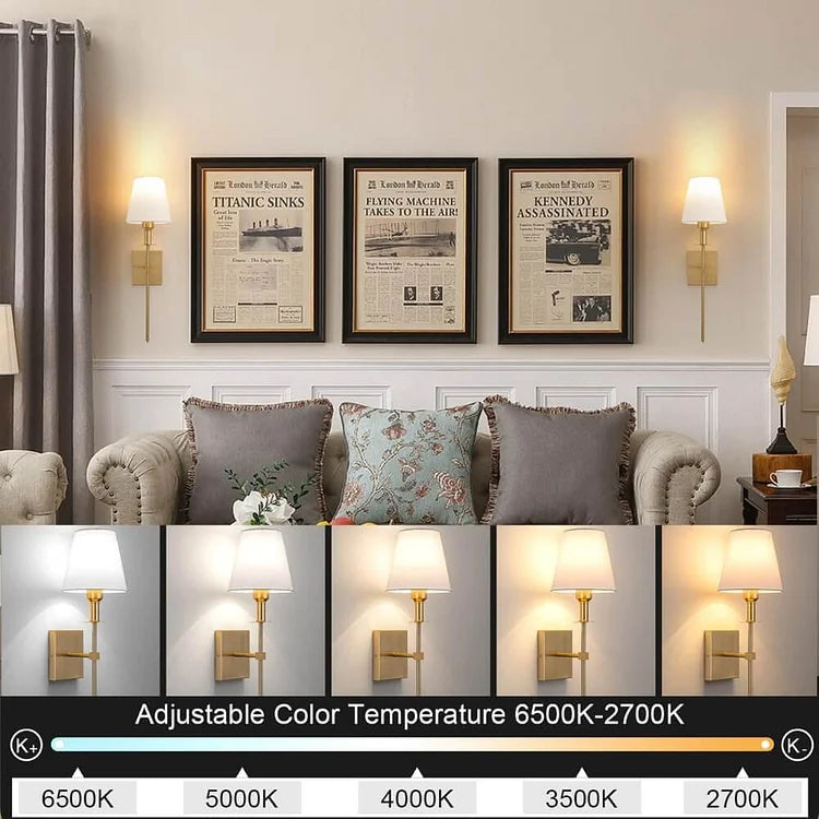 Wireless Wall Light, 2 Pack
