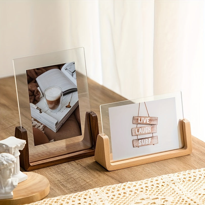 U-Shaped Acrylic Photo Frame
