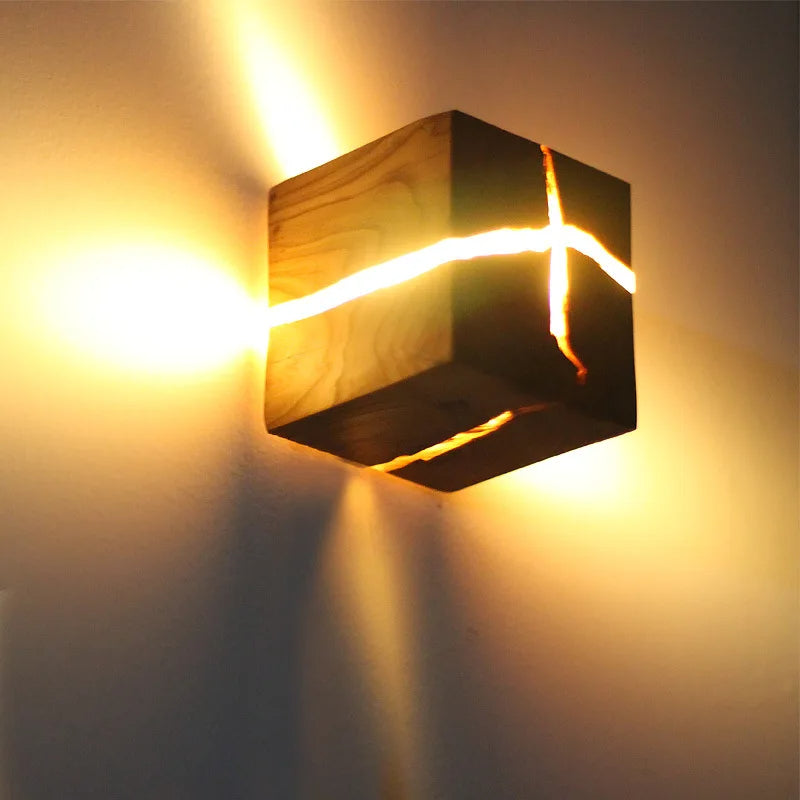 WoodAura Wall Light