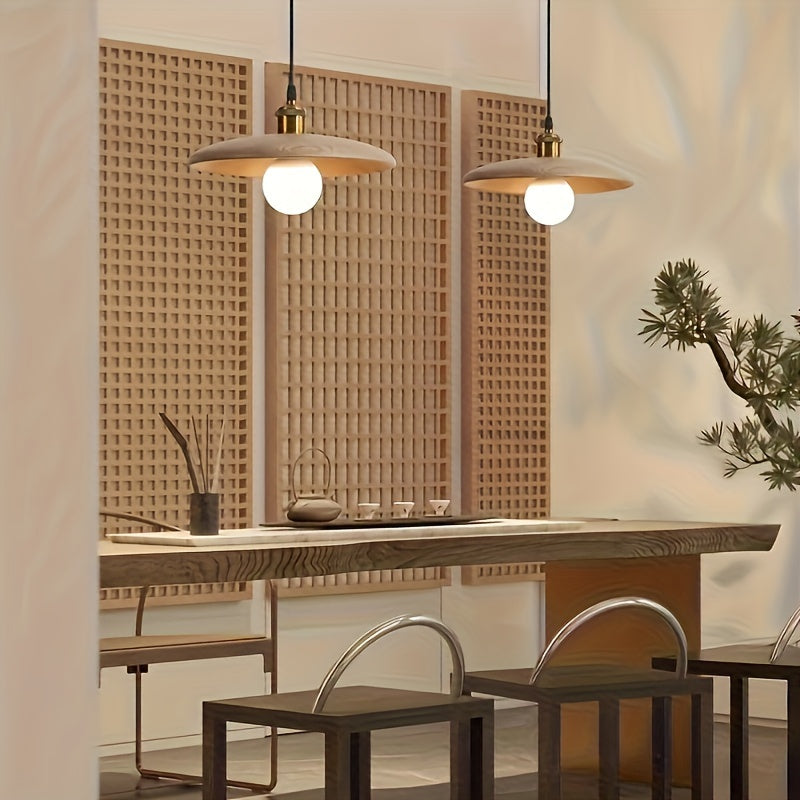Nordic Solid Wood Pendant Light