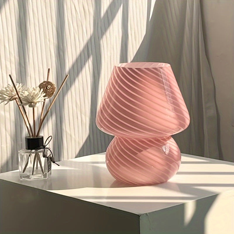 Murano Glass Mushroom Lamp