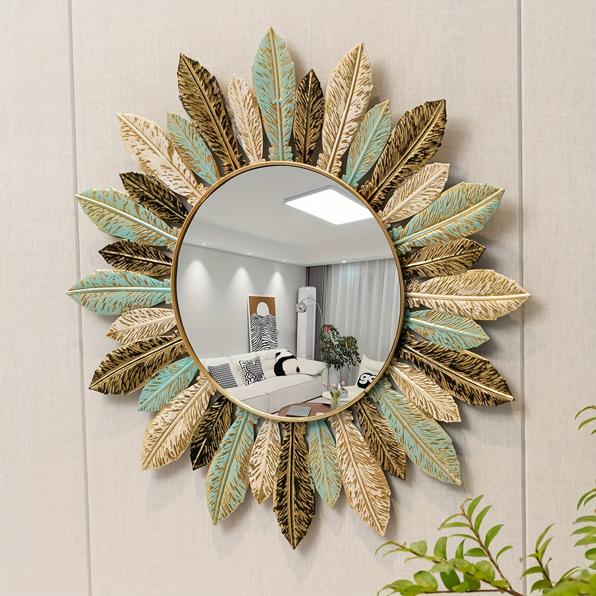 Bohemian Sunburst Wall Mirror