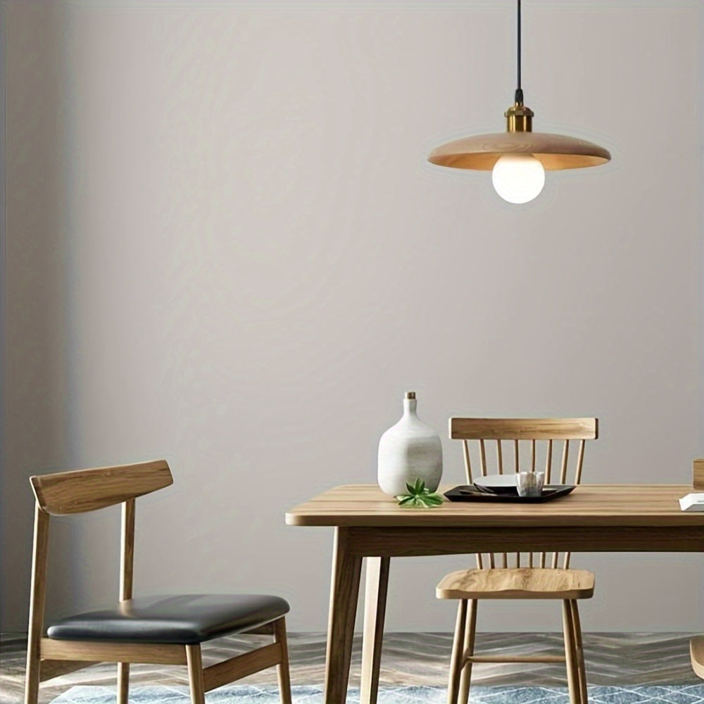Nordic Solid Wood Pendant Light