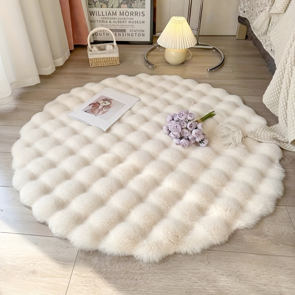 Cloud Comfort Round Bubble Rug