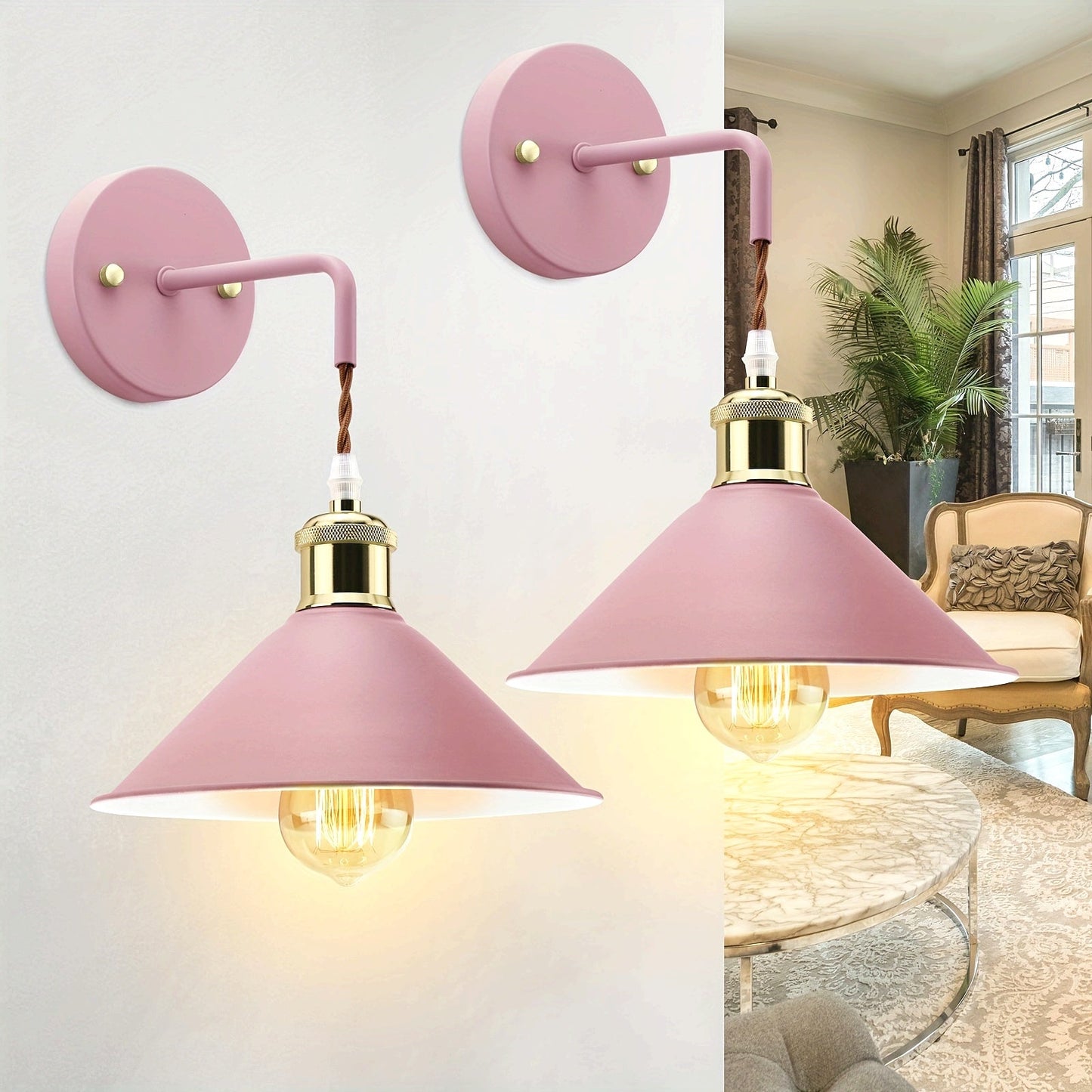 Oil-Rubbed Metal Wall Sconce