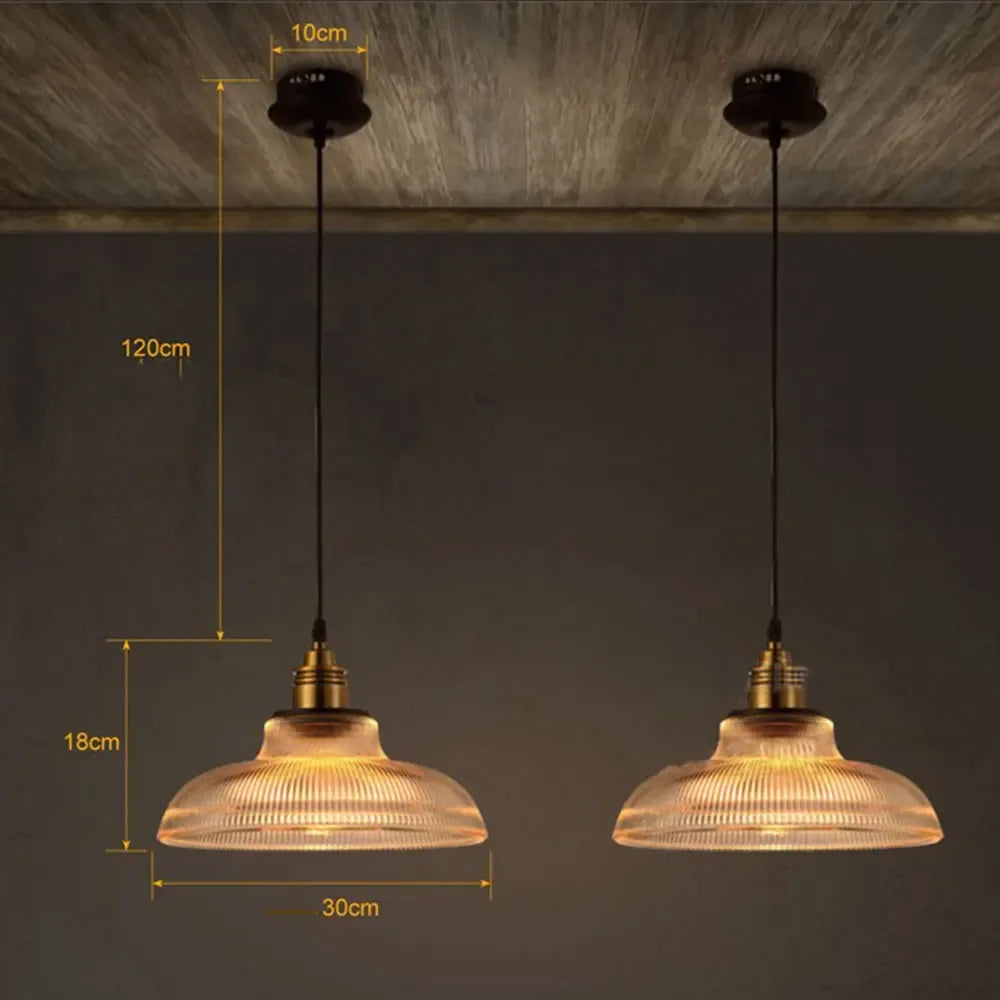 LumiVibe Glass Pendant Light