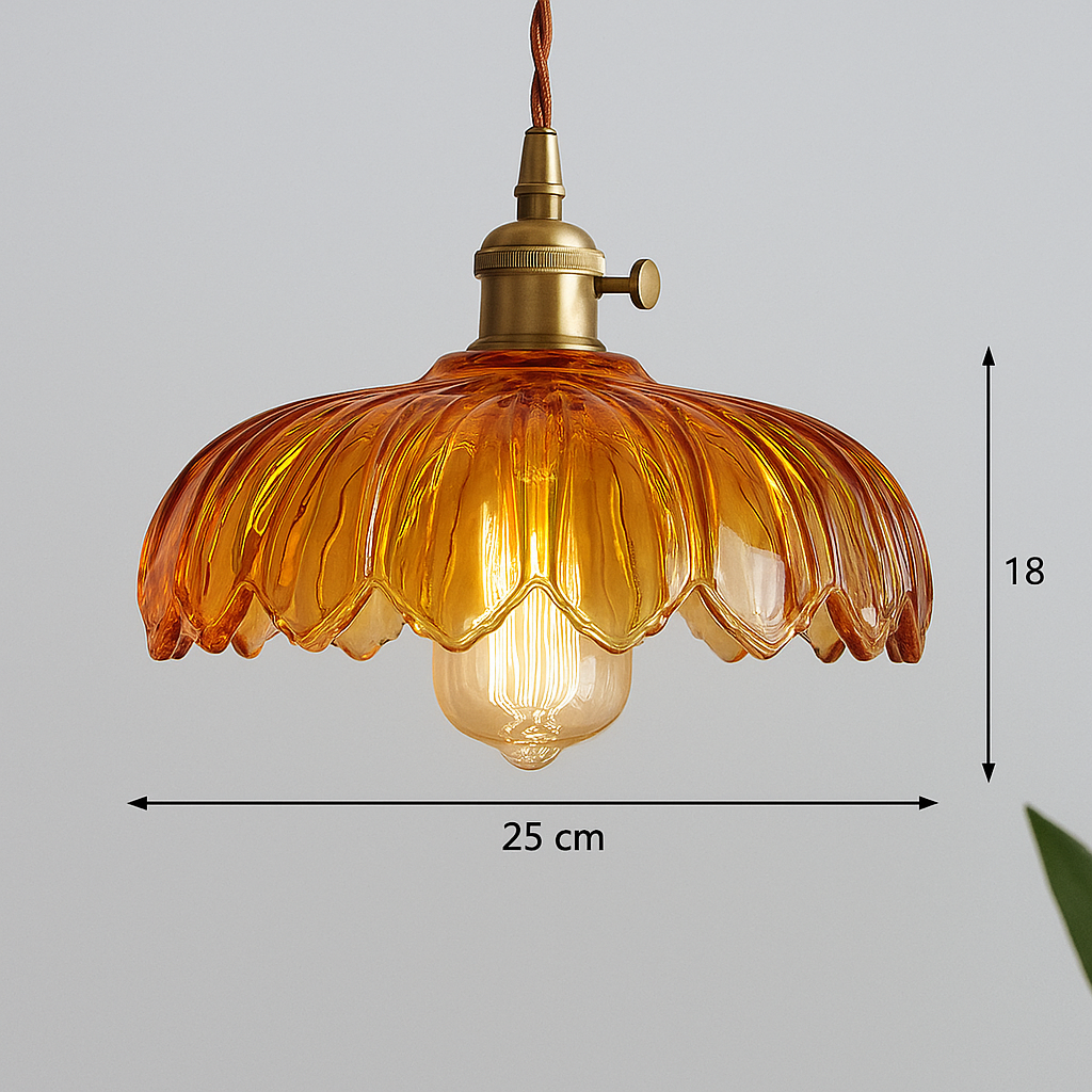 Vintage Flower Pendant Lamp