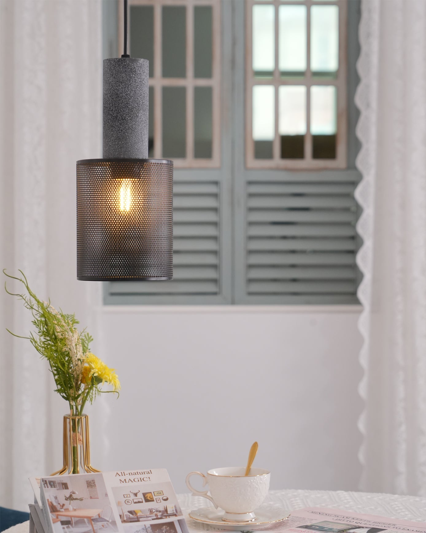 Urban Concrete Pendant Light