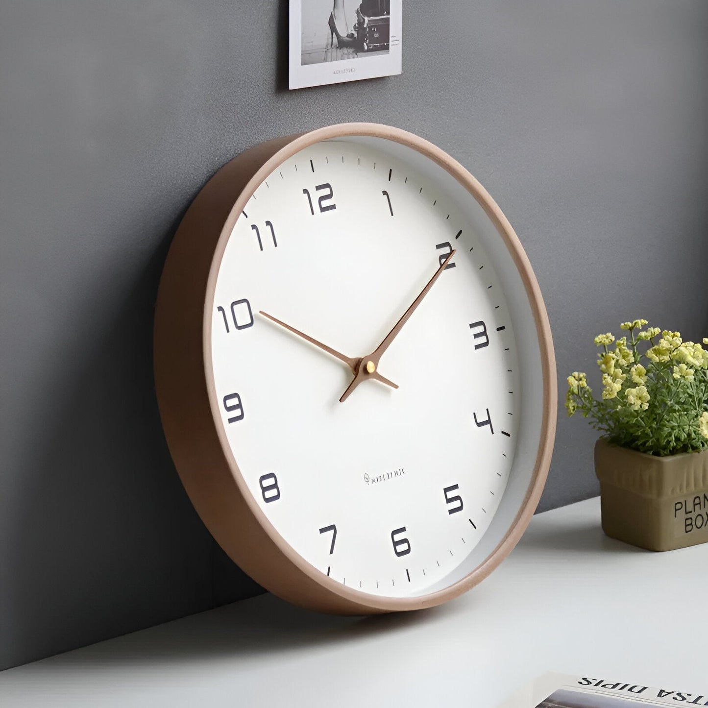 Nordic Wood Wall Clock