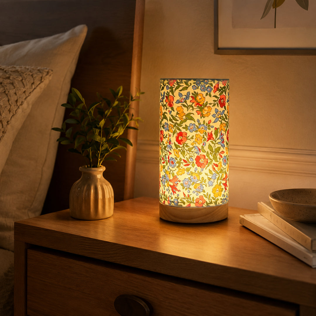 Wooden USB Table Lamp