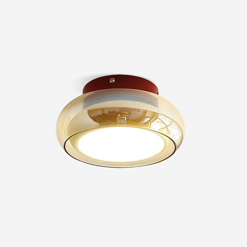 June Retro Glass Ceiling Light