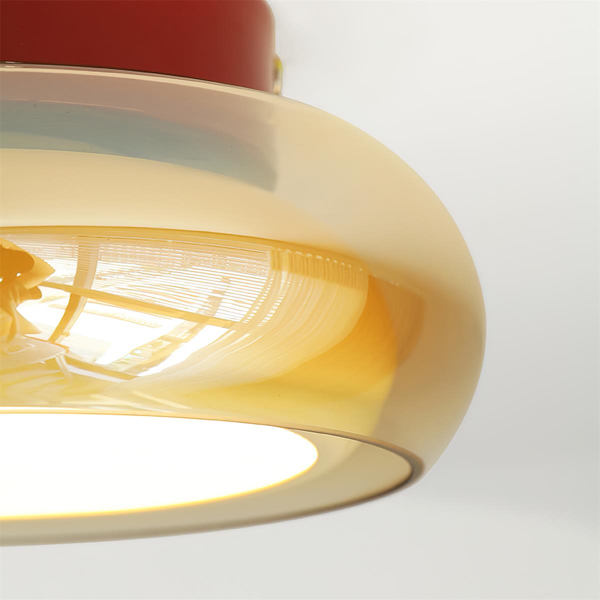 June Retro Glass Ceiling Light