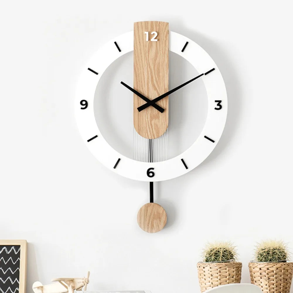 Minimalist Pendulum Wall Clock