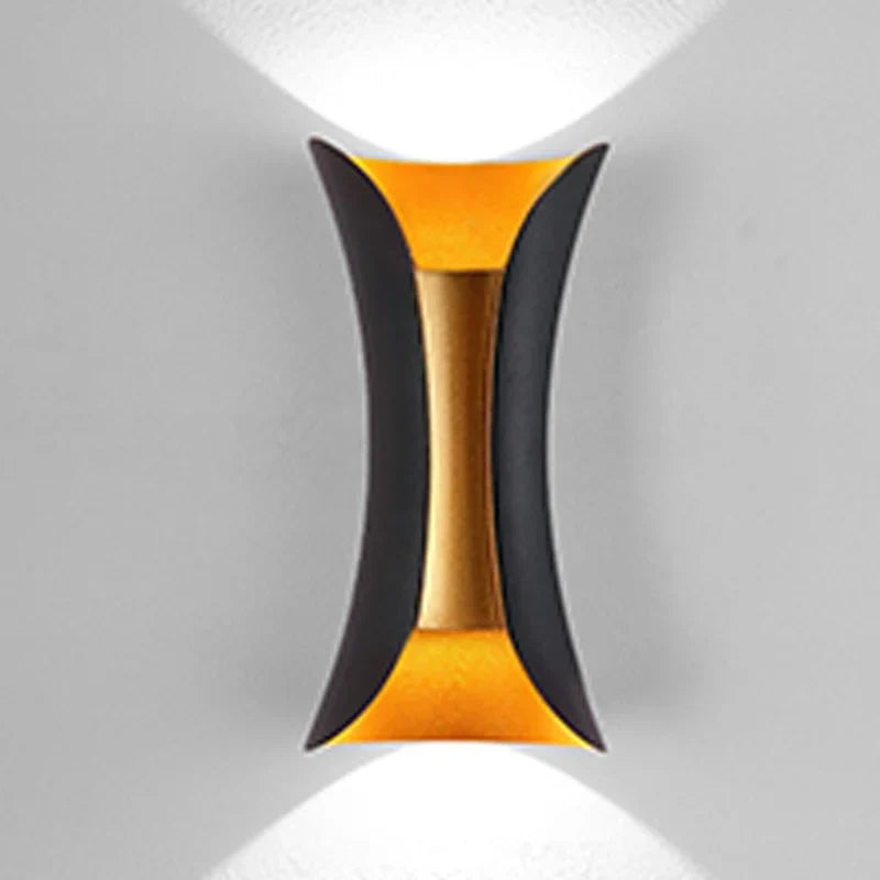 Black and Gold Wall Light