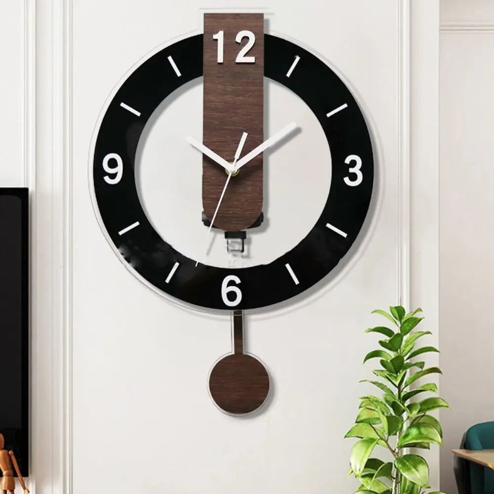 Minimalist Pendulum Wall Clock