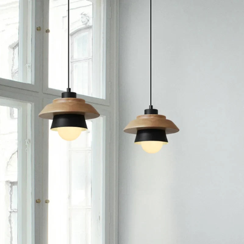 Macaron Wood Pendant Light