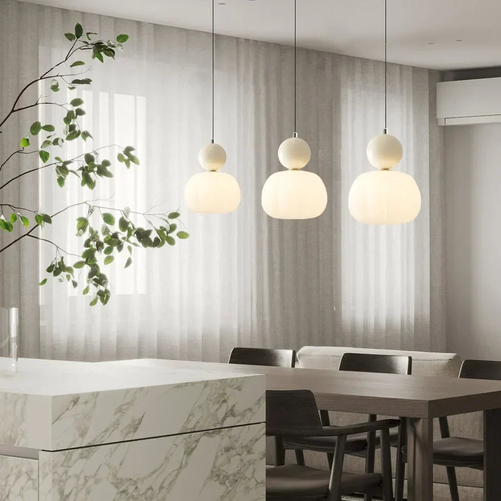 Nordic Pumpkin Pendant Light