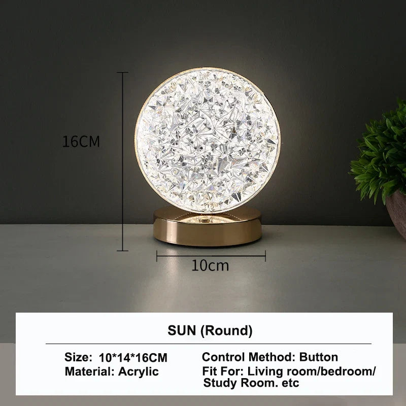 Stellora 3D Crystal Night Light