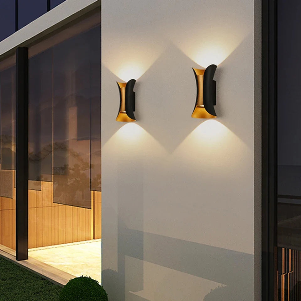Black and Gold Wall Light