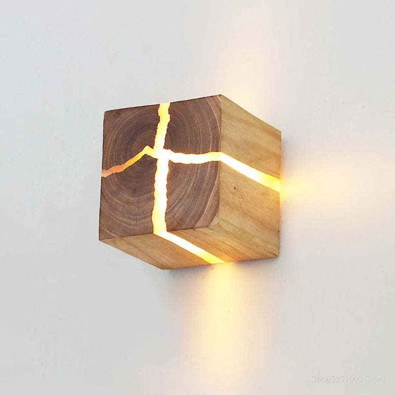 WoodAura Wall Light