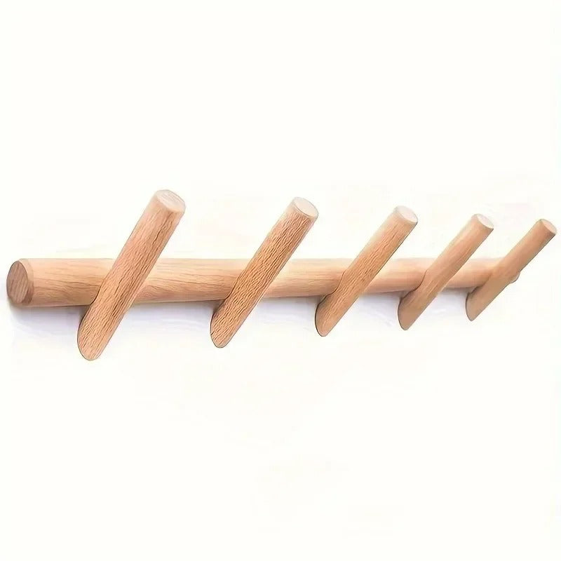 Maeve Solid Oak Wall Rack