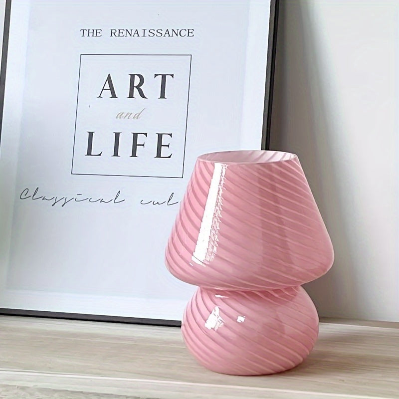 Murano Glass Mushroom Lamp