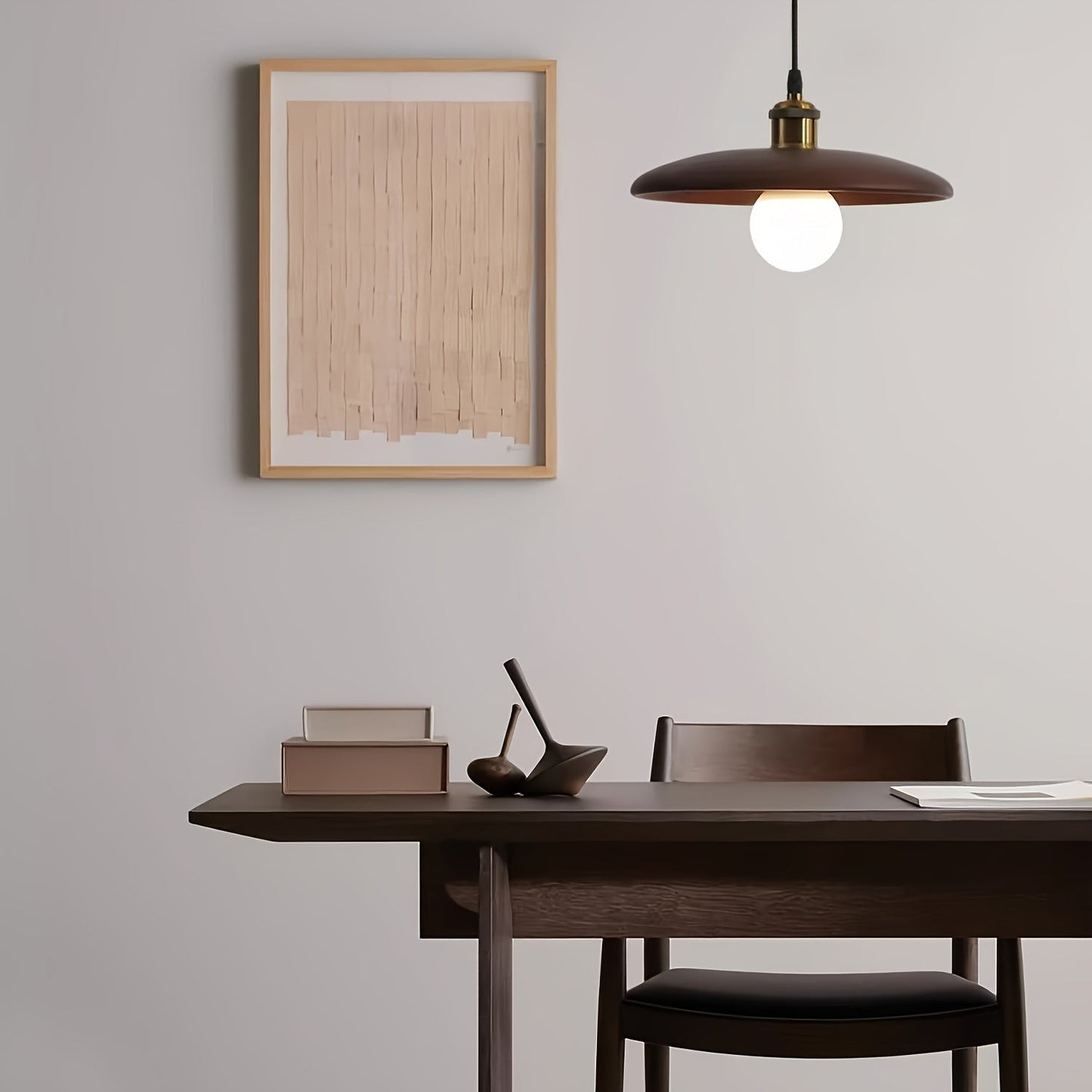 Nordic Solid Wood Pendant Light