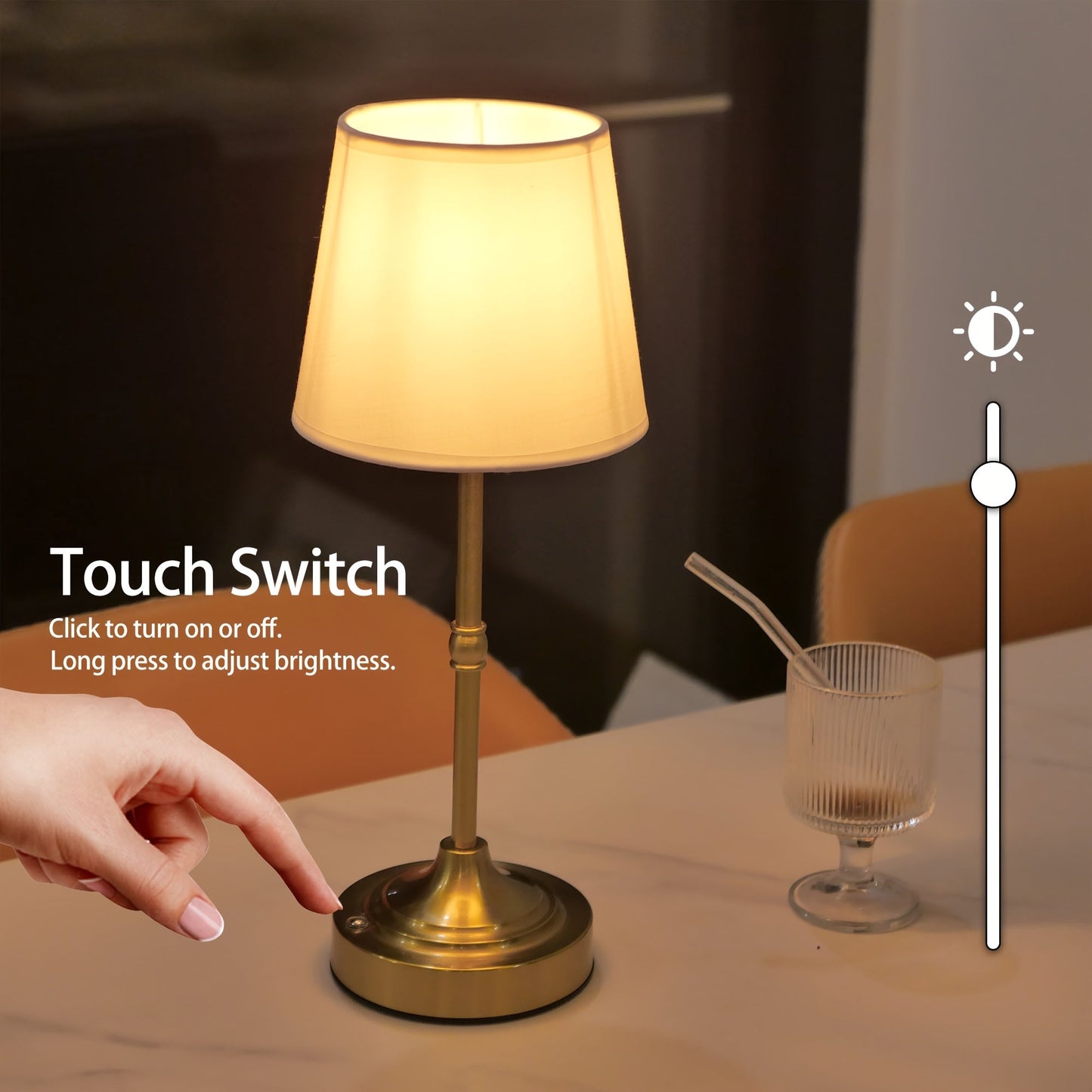 Cordless Dimmable Table Lamp