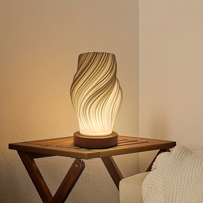 LED Swirl Table Lamp